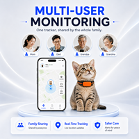 Localizador GPS 2G Impermeable, Monitoreo Familiar Multiusuario, Seguimiento de Salud y Actividad, Recordatorio de Horario de Alimentación, Alarma Remota
