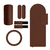 Tapis de yoga, Ensemble d'haltères, Accessoires de Pilates, Barre de musculation, Anneau de résistance, Bracelet réglable en silicone pour bras et poignets, Bracelet de cheville avec poids