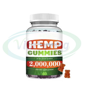 Ausreson <b>Bear</b> Hemp Oil Gummies High Potency Natural Sleep Supplement Vitamin Hemp Gummies for Adults 500mg/1000mg - Product Image 1