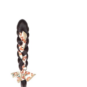 Perruque tressée avec clips, queue de cheval basse, ruban de cheveux simulés, longue tresse, nouvelle perruque queue de cheval style chinois - Product Image 5