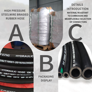 Super fábrica mais preferencial abrasão resistência alta pressão hidráulica borracha mangueiras e acessórios - Product Image 5