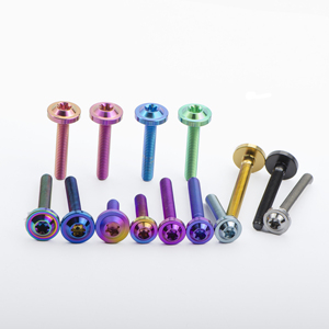 TITST GR5 M6X10/15/20/25/30/35/40/45/50/55/60mm boulons en titane multicolores vis bouton tête Torx vélo moto frein à disque - Product Image 3