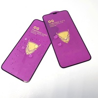 Usine directe 9H avancé violet OG or armure protecteur d'écran en verre trempé 280 colle complète grand arc pour téléphone portable haute
