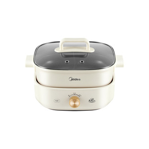 Midea Marmite Électrique 6L Double Cuve Ébullition Rapide Deux Niveaux de Chaleur Utilisation sur Comptoir - Product Image 1
