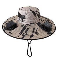 Gorra de Carga Solar Portátil con Ventilador Incorporado, Ligera, 100% Resistente a los Rayos UV, Adecuada para Hombres y Mujeres para Caminar en Verano