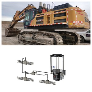 <span class=keywords><strong>Pompe</strong></span> à <span class=keywords><strong>graisse</strong></span> automatique haute pression 35MPa 24V/12V DC, système de lubrification électrique étanche IP67 pour excavatrice et chargeuse sur pneus - Product Image 2