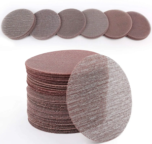 25 шт. 150 мм сетчатые шлифовальные диски с крючками и петлями, абразивные диски, наждачная бумага 120 - Product Image 4