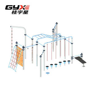 Barras <span class=keywords><strong>de</strong></span> acero multiusos para exteriores, equipo <span class=keywords><strong>de</strong></span> fitness funcional para uso en parques públicos - Product Image 2