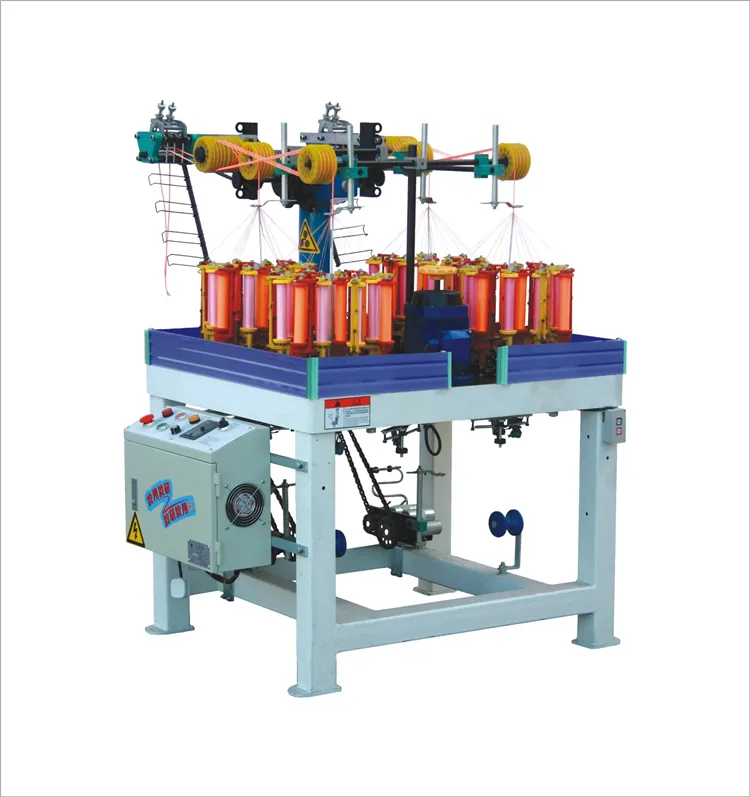 उच्च गति ब्रेडिंग मशीन उच्च बुनाई घनत्व TongHong YF16-4-90-A उच्च अंत कुशल स्वचालित स्ट्रिंग Thresds मशीन