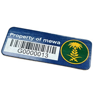 Etiqueta de Código QR de Acero Inoxidable Grabada Personalizada, Etiqueta Metálica Impermeable para Colmenas y Equipos
