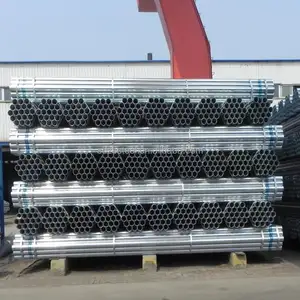 Factory Gi Black Iron Pipes Q195 Q235 Q275 Hot Dipped Coated Galvanized Steel Round Pipe