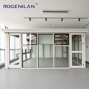 Solárium Prefabricado Independiente Rogenilan para Exteriores, Insonorizado, con Techo Plano de Aluminio y Triple Acristalamiento para Casas - Product Image 3