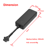 Rastreador GPS 4G de Alta Precisión en Tiempo Real para Vehículos/Automóviles/Camiones/Contenedores/Remolques/Fleets, Dispositivo de Rastreo GPS con Cable de CC 9-90V