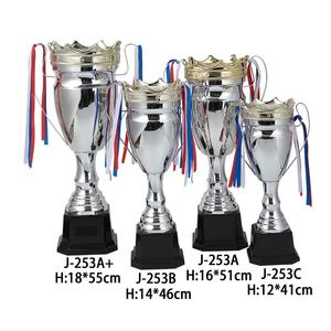 Trophée de football de style couronne, prix de vente chaud, <span class=keywords><strong>coupe</strong></span> du monde sportive, artisanat scolaire populaire américain pour les récompenses, trophée en métal - Product Image 2