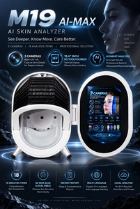 Analyseur de peau IA M19 AI-MAX à 3 caméras, 18 indicateurs cutanés, analyse locale hors ligne, loupe portative pour consultation cutanée - Product Image 2