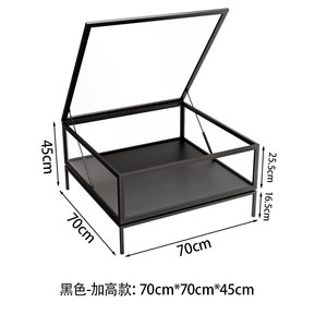 Table basse vitrine <span class=keywords><strong>en</strong></span> verre transparent pour château Lego, blocs de construction, figurines et modèles - Product Image 3