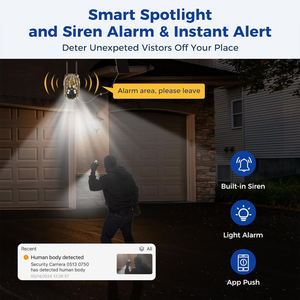 图雅EU-4G野生动物相机陷阱隐藏踪迹狩猎360度PTZ 10400毫安时电池6w太阳能电池板树色双向音频 - Product Image 2