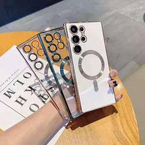 Funda para Teléfono Samsung S25 ULTRA, A17 Transparente, A56 Electrochapada, A55 Magnética, A54 de Cobertura Total, Antigolpes y Protectora - Product Image 1