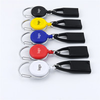 Logo personnalisé Briquet à fumer Laisse de qualité supérieure Porte-briquet rétractable