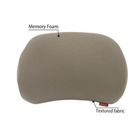 Coussin de tête et de nuque en mousse à mémoire de forme 100% polyester, tricoté, moderne et simple, lavable et personnalisable pour voiture et chaise de bureau