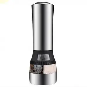 Kitchen Gadgets Accessories 2 in 1 Small Pepper Mill Hot Selling Electric Salt And Pepper Grinder