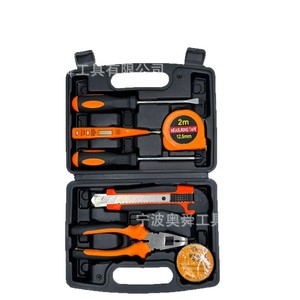8 Piece Household Tool Set With Screwdriver Tape Measure Pliers Blade And Tape For Home Repair In Tool Case - Product Image 4