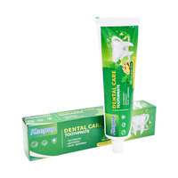 Dentifrice Blanchissant Personnalisé Sans Fluor au Gingembre et à la Menthe, 100g, pour Gencives Saignantes, Dents Sensibles et Douleurs Dentaires