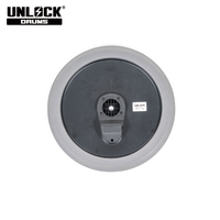 Pad de cymbale électronique double zone 11 pouces, faible bruit, en silicone, compatible avec les séries Roland TD, OEM ODM