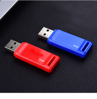 Hadiah Promosi Merek Terkenal Harga Murah USB 2.0 Plastik 1TB 2TB Penyimpanan Memori Flash Eksternal dengan Enkripsi Garansi 1 Tahun