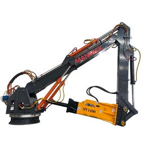 מפצץ סלעים הידראולי מכני עם שלט רחוק לסיבוב מלא ותחנת משאבה הידראולית חשמלית - Product Image 2