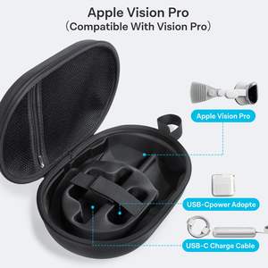 Étui rigide pour Visionss <span class=keywords><strong>Pro</strong></span> plusieurs compartiments pour étui de transport pour casque <span class=keywords><strong>Apple</strong></span> VR - Product Image 2