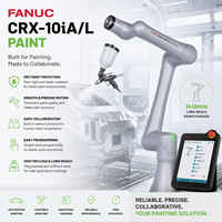 Vente en gros de robots collaboratifs FANUC Cobot CRX-10iA/L, charge utile de 10 kg, portée de 1418 mm, robots à 6 axes, bras robotique collaboratif, poste de travail de peinture