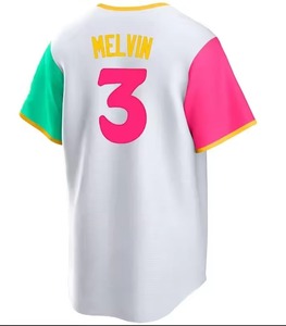 Unisex Adult <b>Baseball</b> Softball Jersey Custom Made Streetwear Set Heat-Transfer Printing Breathable 260gsm Interlock Quick Dry - Product Image 6