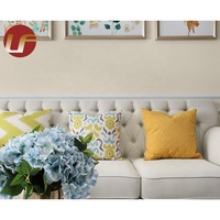 5 Star Luxury Customized Hotel Furniture White Sofa Living Room Set Beautiful Living Room Design