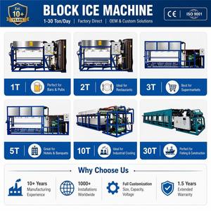 Machine à glace en blocs à refroidissement direct <span class=keywords><strong>de</strong></span> 5 tonnes pour la production <span class=keywords><strong>de</strong></span> glace en blocs pour poissons et fruits <span class=keywords><strong>de</strong></span> mer congelés - Product Image 2