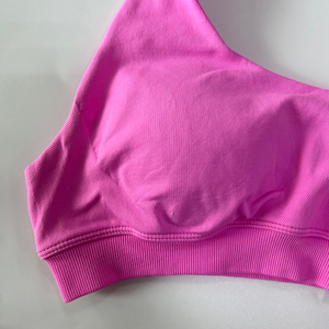 No Logo Women Breathable Knit Yoga Bra Crisscross Straps Open Back High <strong>Support</strong> Fitness Workout Gym Sports <strong>Crop</strong> <strong>Top</strong> - Product Image 4