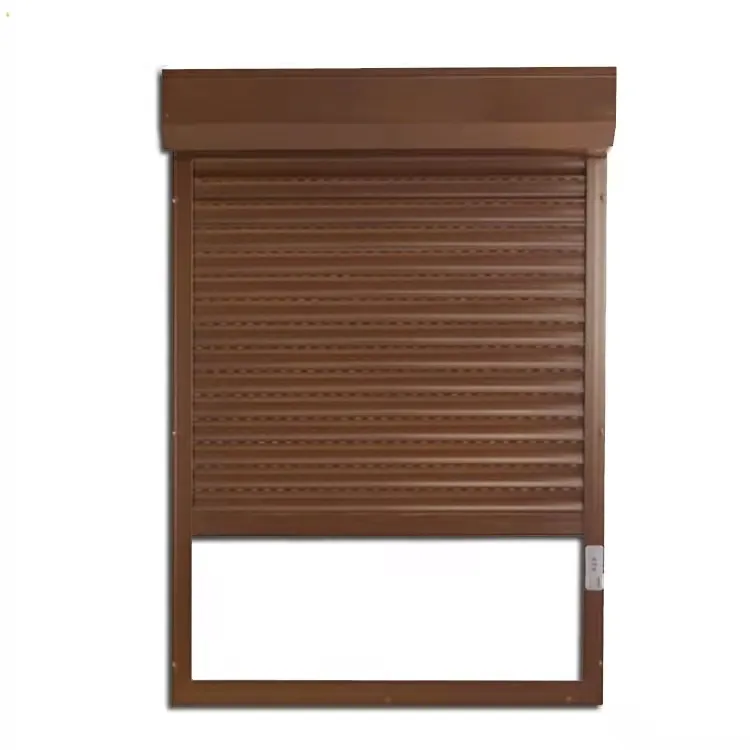 High quality Anti-wind Aluminum Rolling Shutter Window