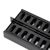 Gestionnaire de câbles ABS 24 ports 2U sous la table