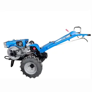 Mesin pemotong rumput kemudi jalan pertanian kecil 20hp penanam hasil jagung 2 roda traktor 22hp traktor tangan