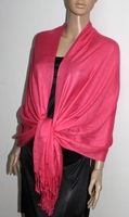 Plus de 60 couleurs en stock Écharpes fines thaïlandaises en viscose de soie de couleur unie en gros Écharpe Pashmina