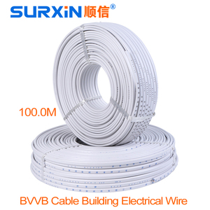 Câbles électriques en cuivre massif BVVB 16 AWG 1,5 2,5 mm, <span class=keywords><strong>gaine</strong></span> PVC résistante à l'humidité pour la décoration intérieure et la construction - Product Image 2