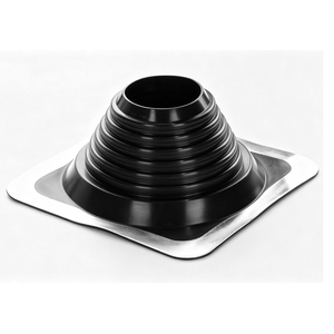NSPV L07005 Tapajuntas en caoutchouc EPDM et aluminium pour tuyaux de toiture - Noir 3/4" 7 3/4" (95-197mm) Étanchéité électrique - Product Image 3