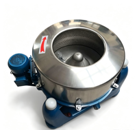 Déshydrateur industriel électrique SS75 avec système de freinage, faible bruit, fonctionnement stable, sécheuse industrielle pour textiles en acier inoxydable 304