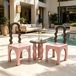 Chaise de salle à manger moderne en fibre de verre italienne, écologique, imperméable, pour chambre, salon, appartement, mobilier de maison - Product Image 5