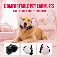 OEM&ODM Vente en gros Cache-oreilles réglables pour chien, réduction du bruit, coussin en mousse souple pour animaux de compagnie, feux d'artifice, orages, voyages, apaisement