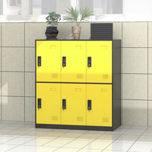 COXVELIR Loker Karyawan Logam Modern, Dapat Dilipat, Kapasitas Besar, Hemat Tempat, Penyimpanan Pakaian untuk Kamar Tidur dan Ruang Olahraga - Product Image 4