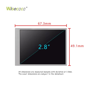 2.8 inch AMOLED hiển thị 240x320 Tỷ lệ tương phản cao FPC giao diện RGB IPS OLED hiển thị mô-đun - Product Image 6