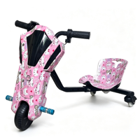Kart électrique de haute qualité, 36V, 360 degrés, trike, 250W, frein à tambour, scooter de course en plein air pour enfants, charge maximale de 80 kg