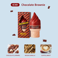 Parfum en spray pour le corps en forme de cornet de glace de luxe, parfum durable, 100 ml, parfum de Dubaï, vente en gros, emballage portable