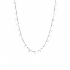 Amy Amy Fashion Collar con cuentas chapado en plata, imitación de perlas, joyería para mujer C3157-P - Product Image 3